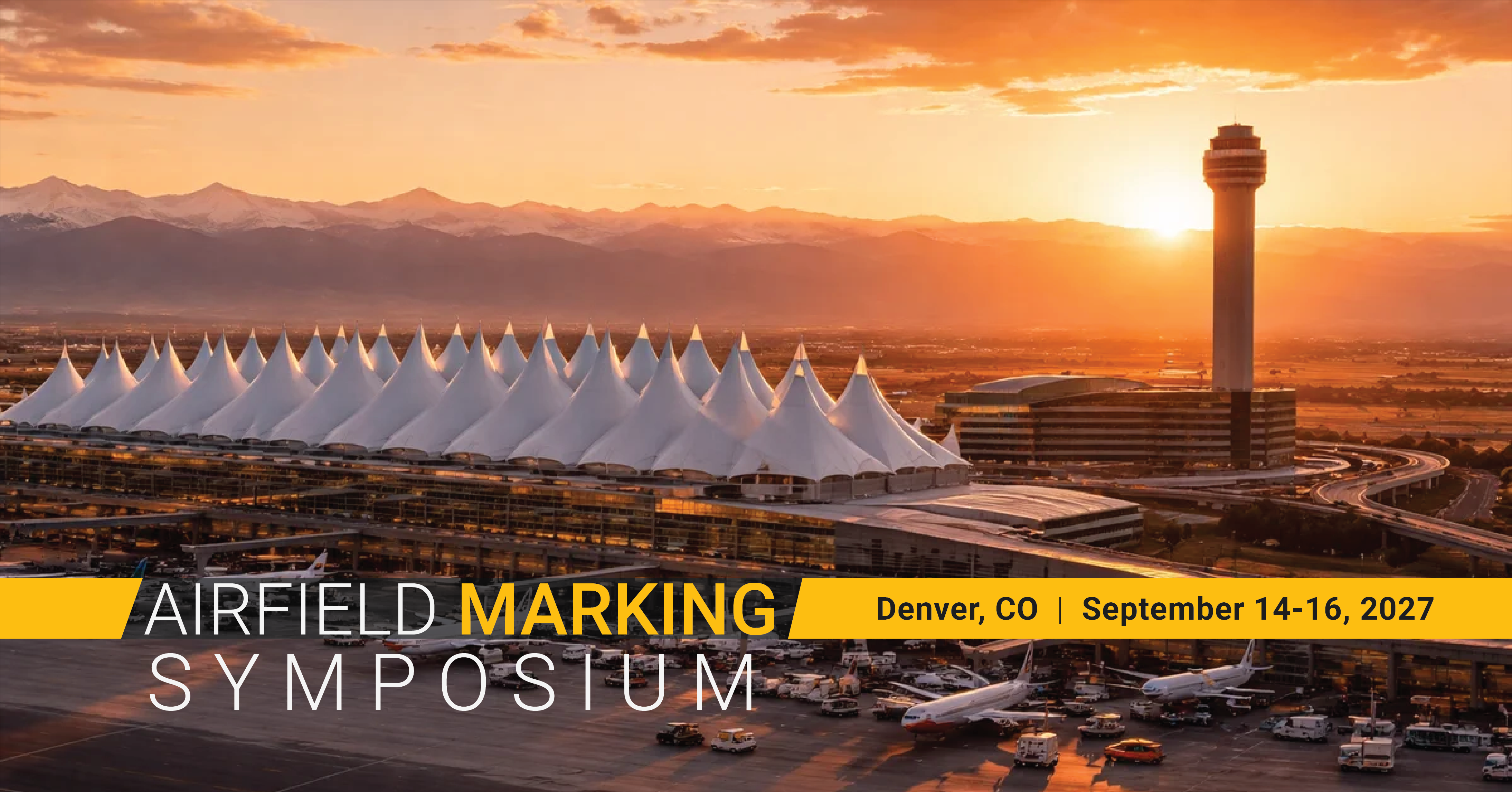 Airfield Marking Professional (AMP) Symposium DEN Banner