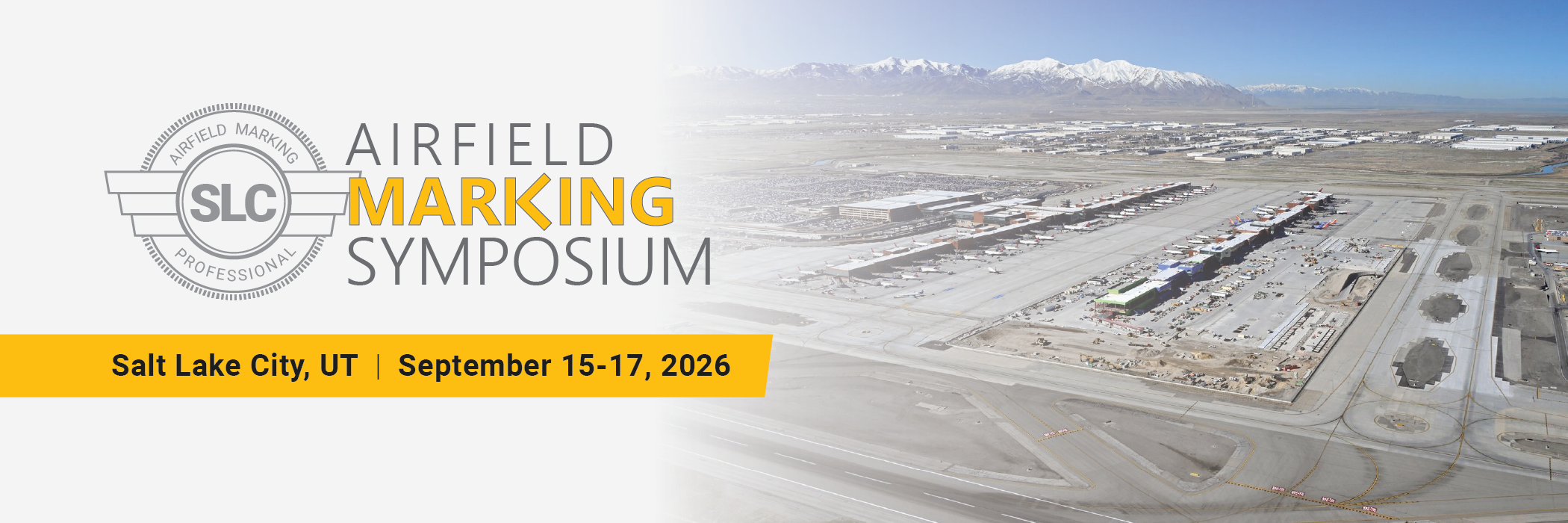 Airfield Marking Professional (AMP) Symposium SLC Banner