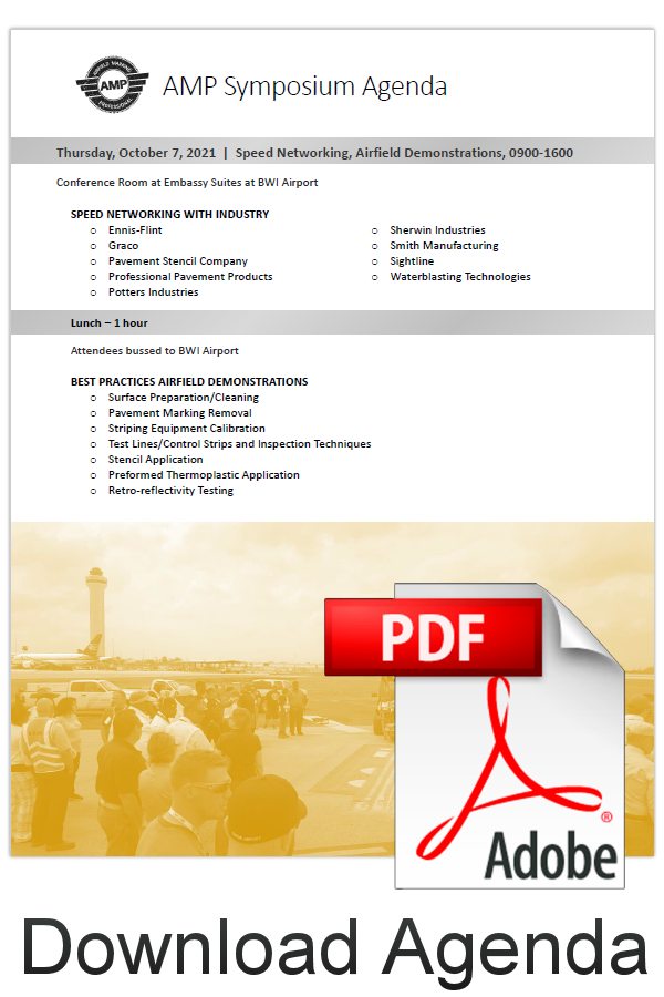 Airfield Marking Professional Symposium Agenda